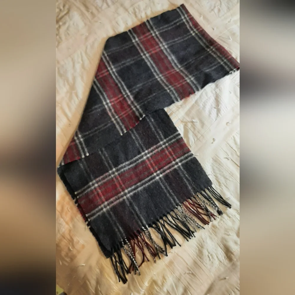 JOSEPH & LYMAN | Plaid Cashmere Scarf